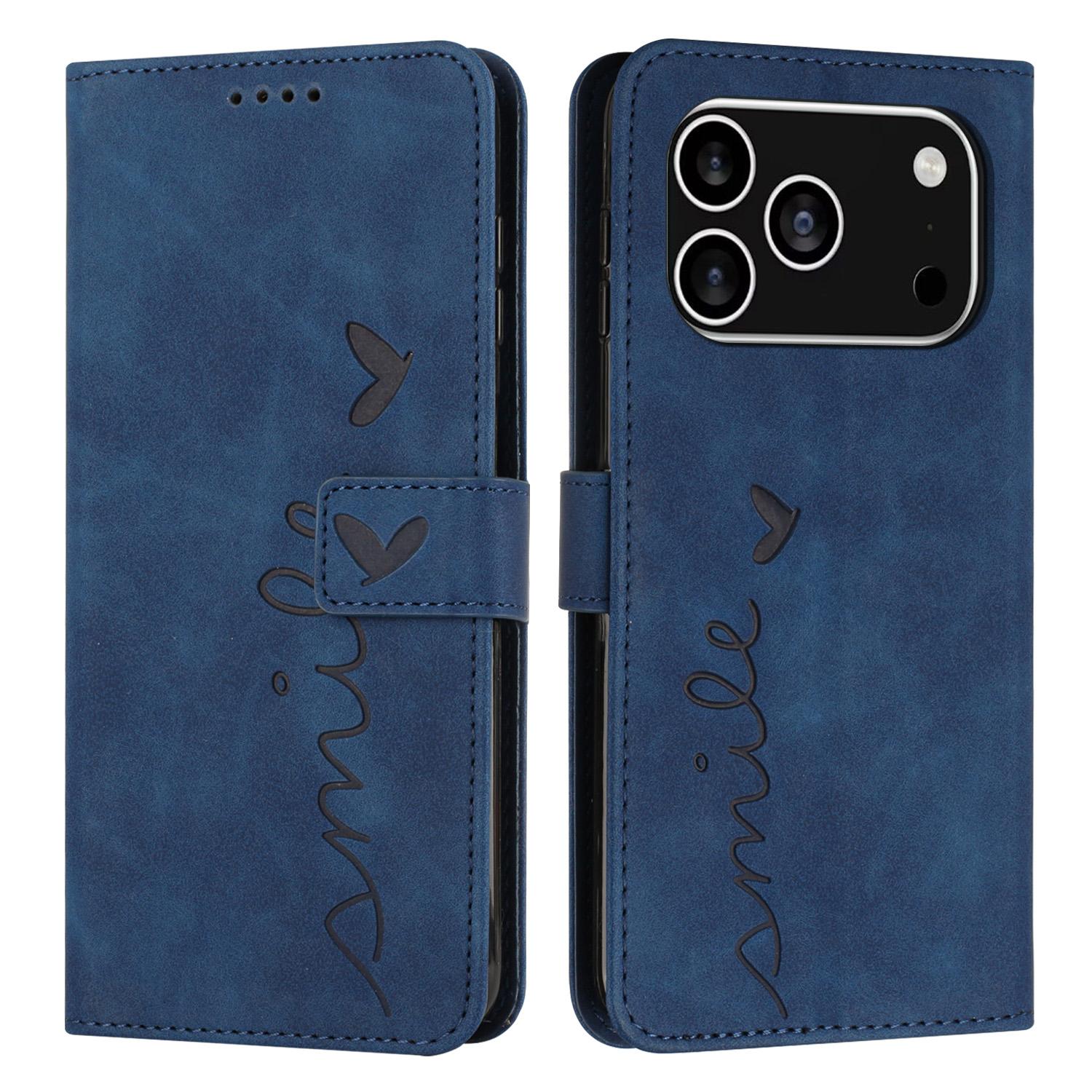 Blue PU Leather