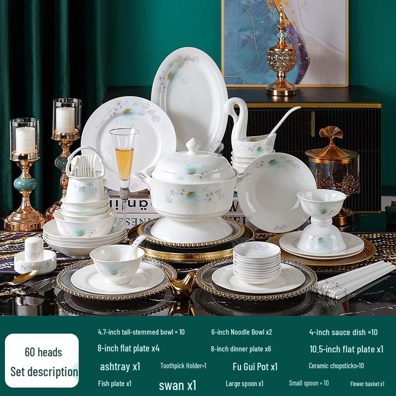

Ruhan Spring Unlimited Ceramic Dinnerware Set