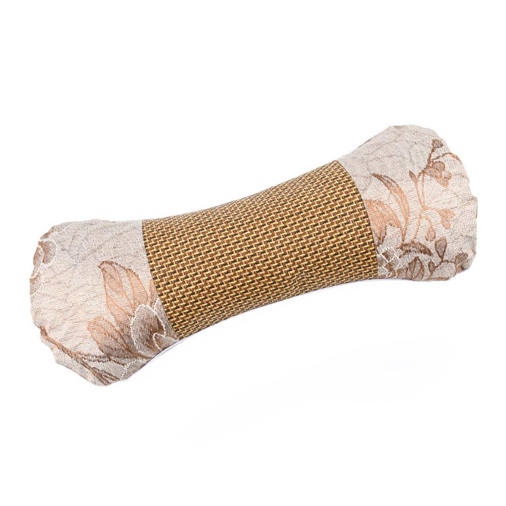 Wormwood Pillow Promote Sleep Soft Ice Silk Multi Function Ergonomic Wormwood Lumbar Pillow for