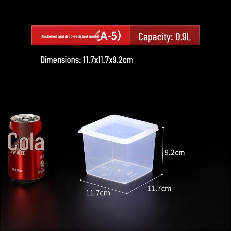 Qiwai Commercial Rectangular Food Storage Container