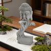 Resin Buddhas Statue Meditations Sculpture For Living Room Or Office Desktop Shelf Decoration Collectible Ornament Gift