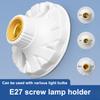 250V E27 Lamp Holder Socket Ceiling Mounted, Bakelite Porcelain Base Screw Edison Bulb Socket For Home Project Use T3Y4