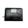 Nadaya Sanrio Characters Kuromi Round Bi-Fold Wallet Genuine Leather Cowhide BLACK 12.5cm X 9.5cm 3cm 87130