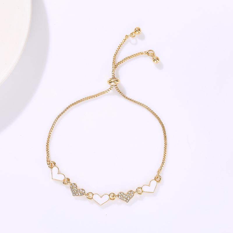 Korean Style Zircon Flower Bracelet for Women - Trendy, Simple, Personalized Design