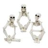 3Pcs Thinker Resin Statue Desktop Craft Home Office Decoration Halloween Decor Thinker Statue