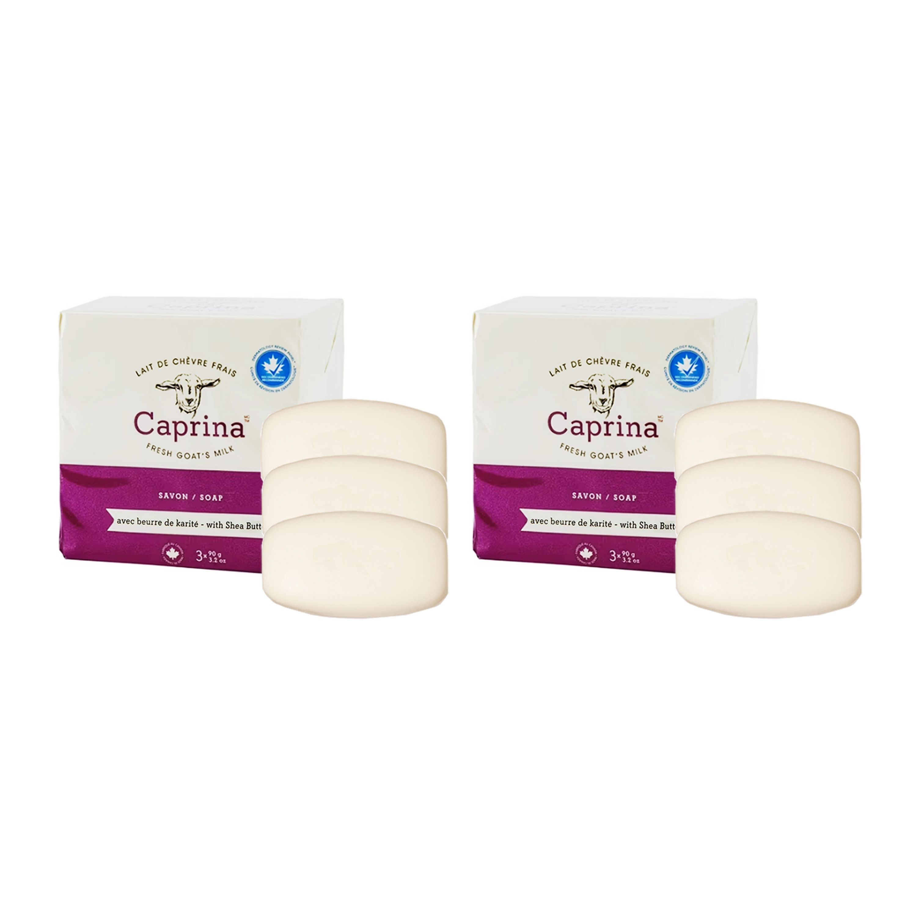 Caprina Goat s Milk Bar Soap 90g x 6