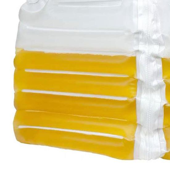 Transparent Beer Jacket Beer-Filled Jacket with Straw Refillable Beverage Puffer Jacket Fun Beer Beverage Pool for Parties Beer Lovers