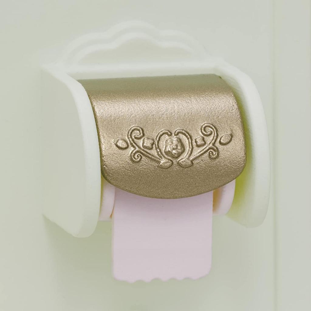 Sylvanian Families Möbel ST Mark zertifiziertes Spielzeug Puppenhaus für Kinder ab 3 Jahren und Sylvanian Families von Epoch [Toilettenset] Ka-629 Up,