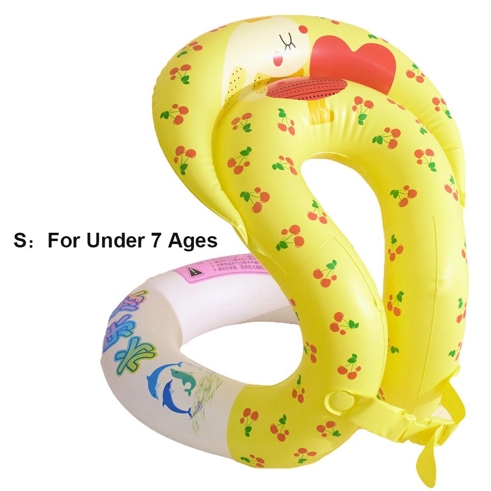 1Pcs Inflatable Swim Vest Pool Float Swimming Ring Swim Tube Swim Accessory Summer Water Sports Swimming Circle Swim  Float
