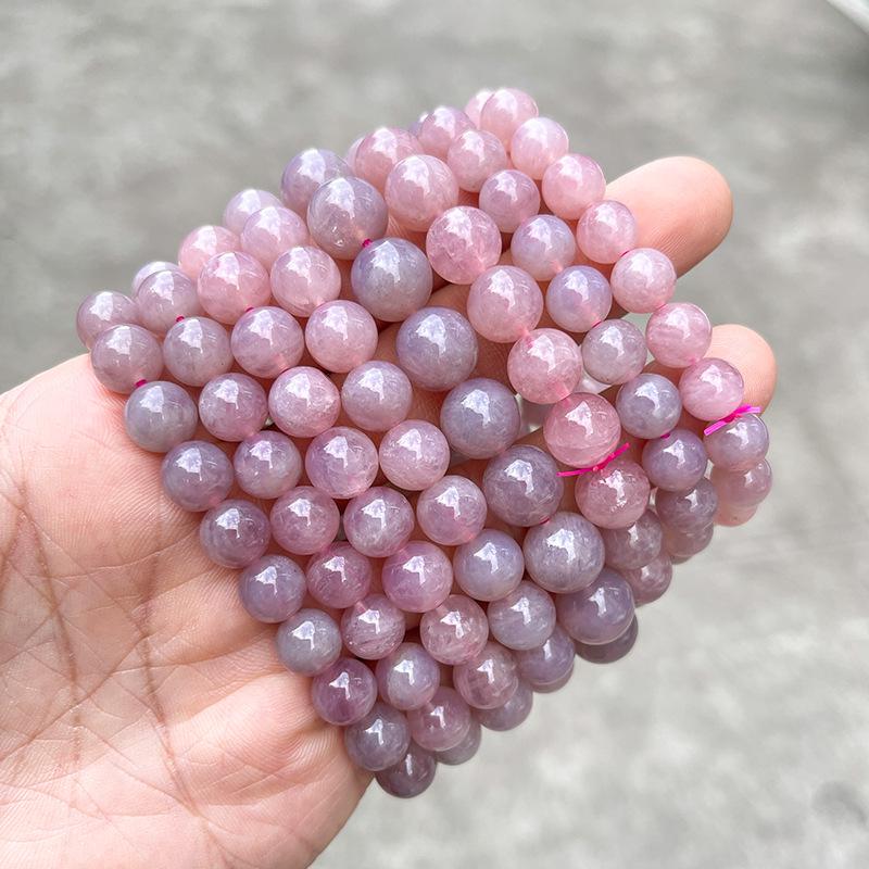 Natural Purple Pink Crystal Bead Bracelet for Women - Versatile Jewelry Gift