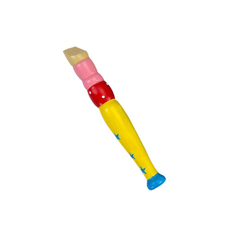 Colorful Wooden Cartoon Flute & Harmonica Wood Music Instrument Toys for Kids Early Educational Musical Toys for Children