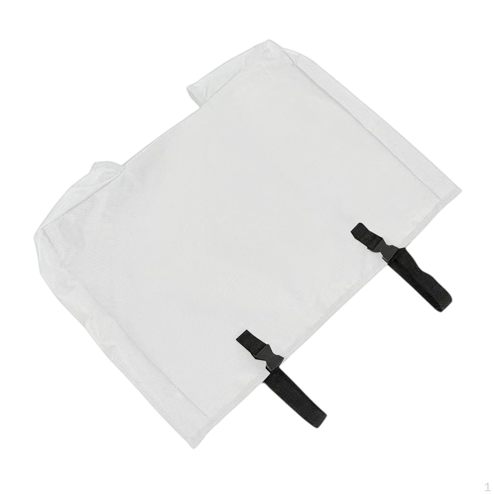 

Чехол для тележки-фургона с клапаном, сумка для хранения тележки, пылезащитный, устойчивый к царапинам, органайзер-карман белый