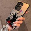 Anime B-Bleachs K-Kurosaki Phone Case For Samsung Galaxy S25 Edge S24 S23 S22 S21 S20 Ultra Funda Silicone Silver Cover