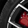 4Pcs Aluminium Car Wheel Hub Styling Stickers Decoration Strip For Mercedes Benz AMG W204 W205 W203 W211 W212 W213 W201 W210