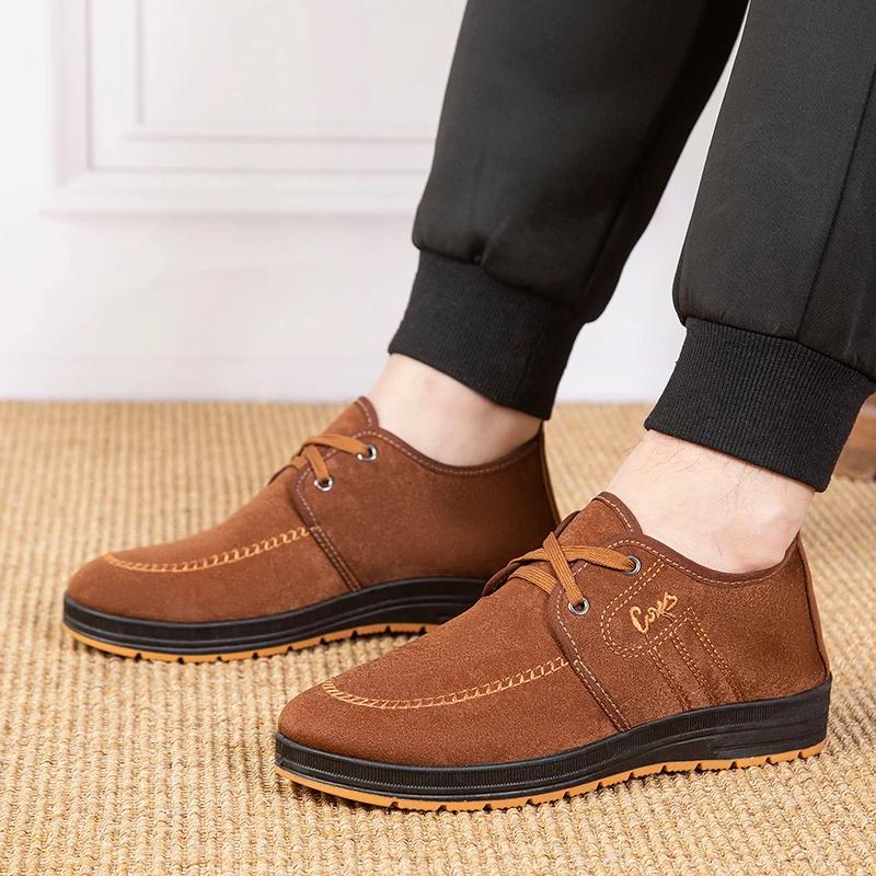 Men Casual Shoes Breathable Loafers Sneakers New Fashi Comfortable Flat Handmade Retro Leisure Loafers Shoes Men Shoes