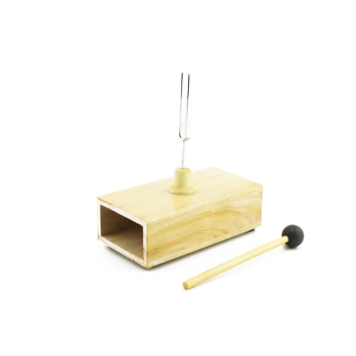 

navire A=440Hz Standard Tuning Fork, Resonator Box, Stick, and Rubber Mallet Set for a Quiet, Majestic, and Pure Tone