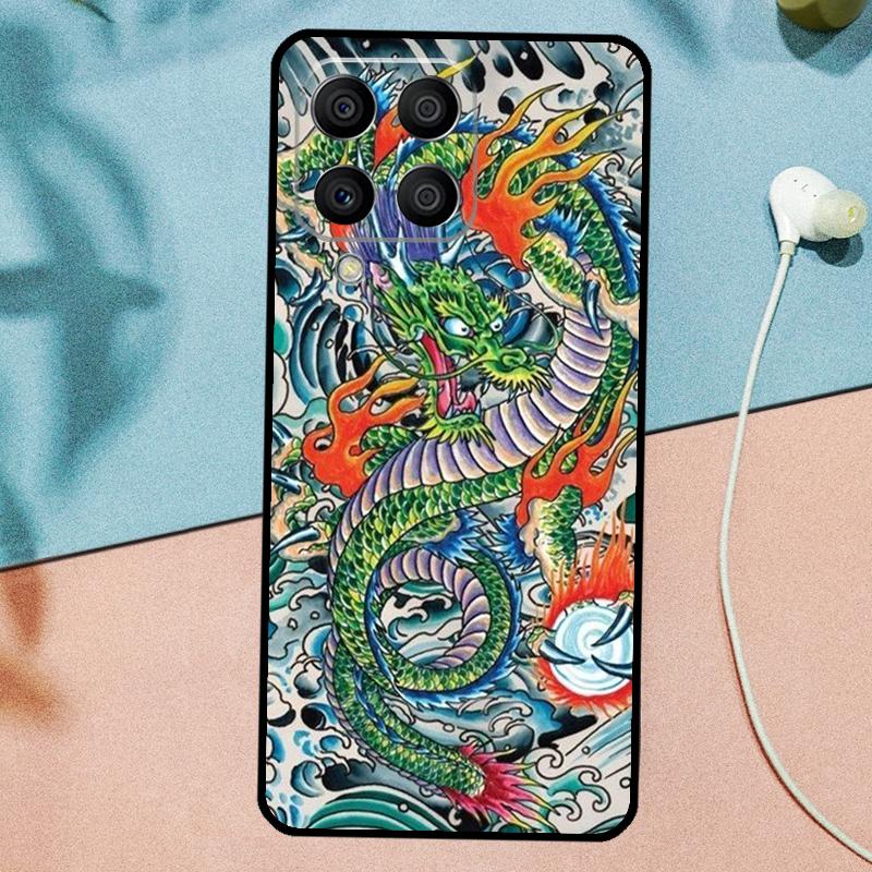 Chinese Dragon For Samsung Galaxy M31 M11 M23 M12 M13 M14 M15 M35 M55 M34 M54 M33 M53 M32 M52 M06 M16 Case