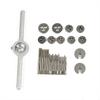 31Pcs M1-M2.5 HSS Metric Tap and Die Set Screw Thread Plugs Taps Tapping Tools