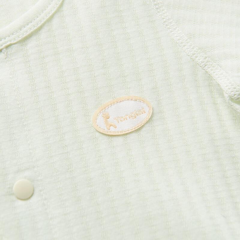 TONGTAI Infant Summer Short-Sleeve Pure Cotton Romper 2-Pack