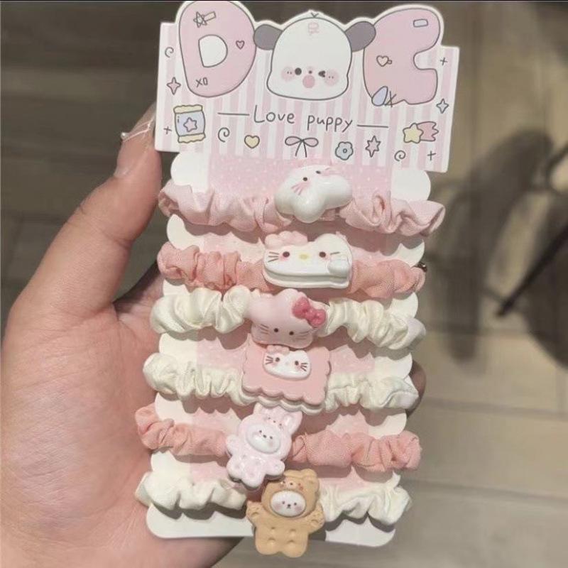Cartoon Princess Hair Accessory Set: Cute Hair Clips for Girls