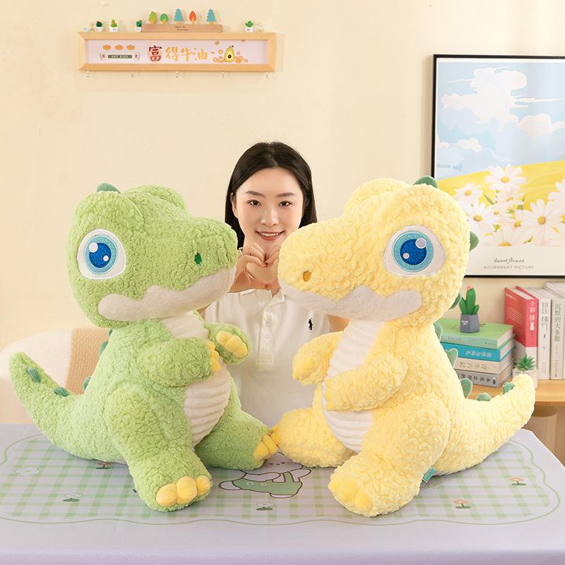 Big Eye Tyrannosaurus Rex Plush Toy Boy Birthday Gift Dinosaur Doll Home Pillow Case