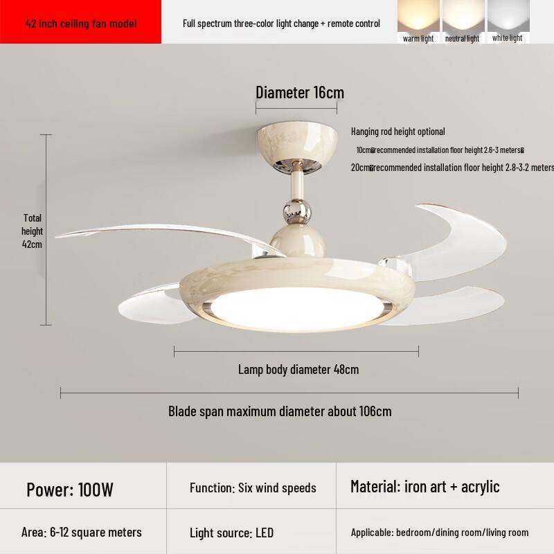 Dream Bubble Ceiling Fan Light