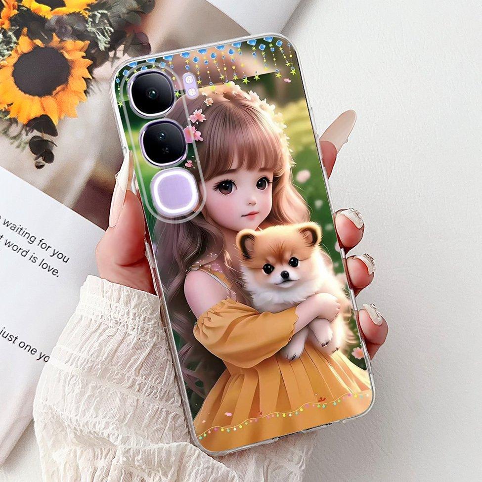 Clear For Vivo V40 Lite IDN Case 4G 5G Cute Cartoon Cool Luxury Funny Boys Girls Phone Case For vivo V40 Lite 5G IDN Back Cover