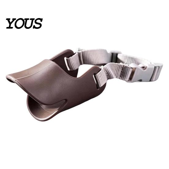 Gentle Mouth Guard for Puppies Dog Duckbill Muzzle, Soft Silicone Anti-Bite Cover, Adjustable Anti-Barking Safe Muzzle Vet Visits Small