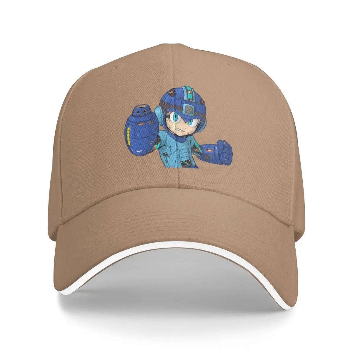 

HS Mech - Megaman ; Fanart/Fanmade Baseball Cap cute fun hats Beach Women s Hats For The Sun Men s