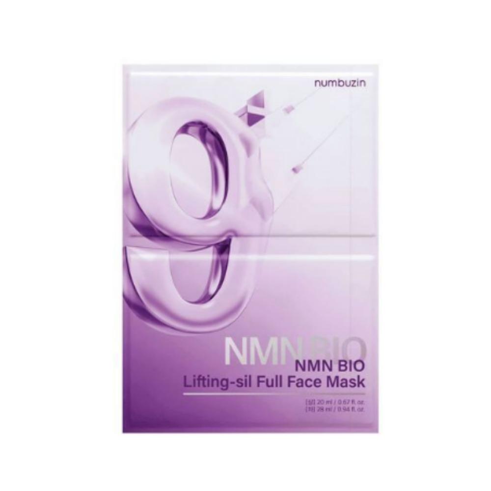 

[Numbuzin] No.9 NMN BIO Lifting-sil Full Face Mask 4pcs 1 box (4pcs)