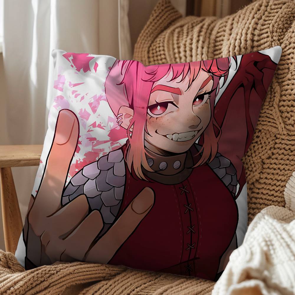 Im Not a Monster Ballister Nimona Cushion Cover Suitable For Sofa Car Bedroom Office Cushions Decorative Pillow Case
