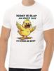 Slap An Idiot Day Duck T-Shirt – Funny Quirky Animal Graphic Tee