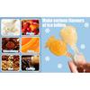 Kids Ice Cream Molds 6-Cavity Silicone Popsicle Mold with Lid, Food-Grade Silicone, Green, Reusable DIY Ice Pop Maker Accessories