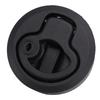 RV Boat Hatch Latch Flush Mount Round Pull Latch Lock with 2 Keys for Marine Camping Vehicle