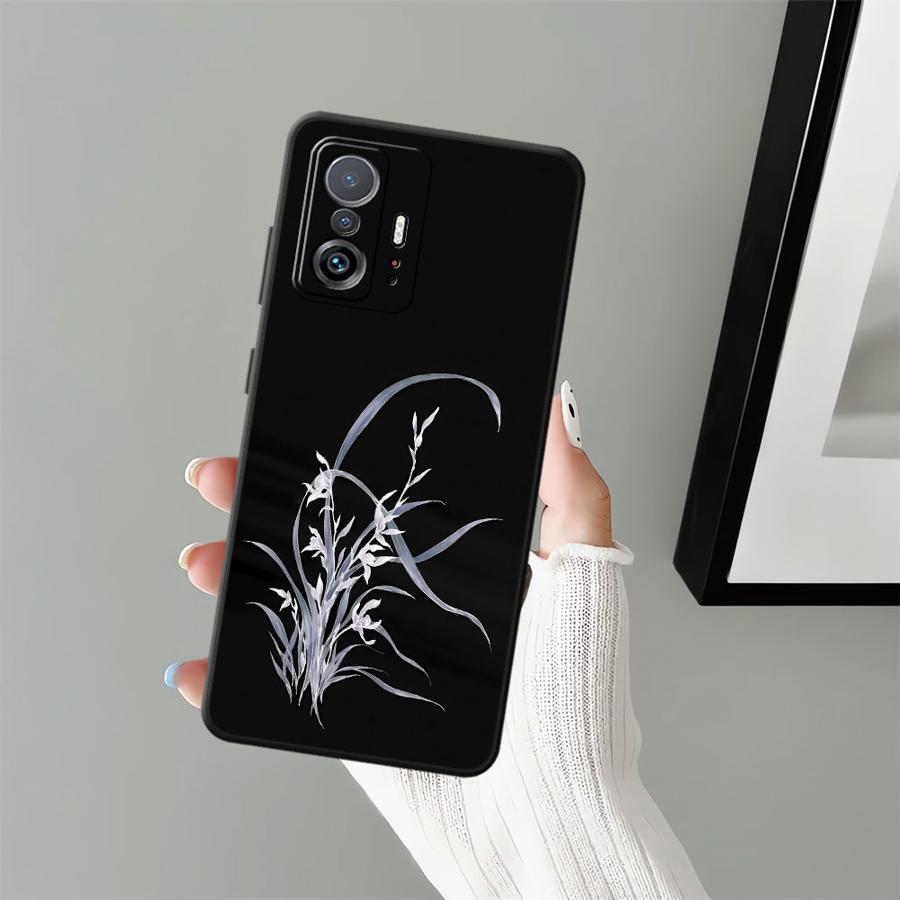 Case for Xiaomi Mi 13 Lite 10T 15 Pro 11T 14 12 12T Pro 12X 11 Funda Phone Cover Lily Orchid Flower Print