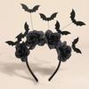 Creative Halloween Devil Flower Bat Headband Festival Dance Party Dress Up Headwear