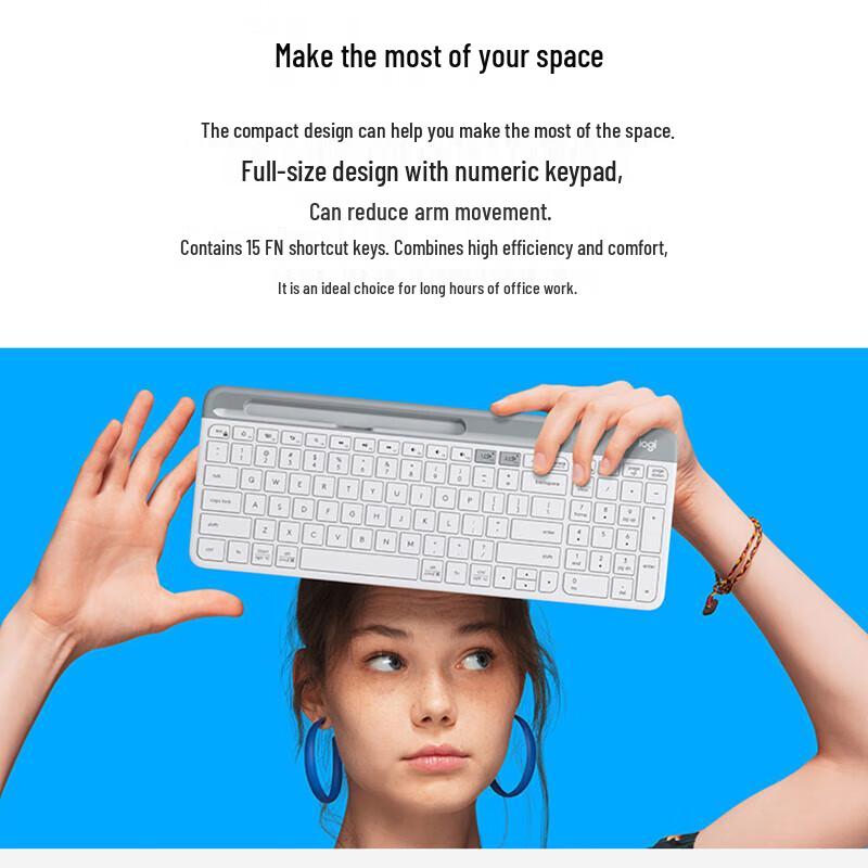 Logitech K580 Multi-Device Slim Wireless Keyboard