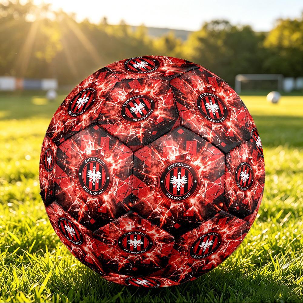 Eintracht Frankfurt FootballPrinted Size 5 Soccer Brt Football, Anti Slip Adult Match Football Souvenir for Football Fans