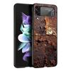 Vintage Industrial Style Rusty Pattern Case For Samsung Galaxy Z Flip 7 6 5 4 3 Z Flip7 Flip6 Flip5 Flip4 5G Phone Cover Flip3 F