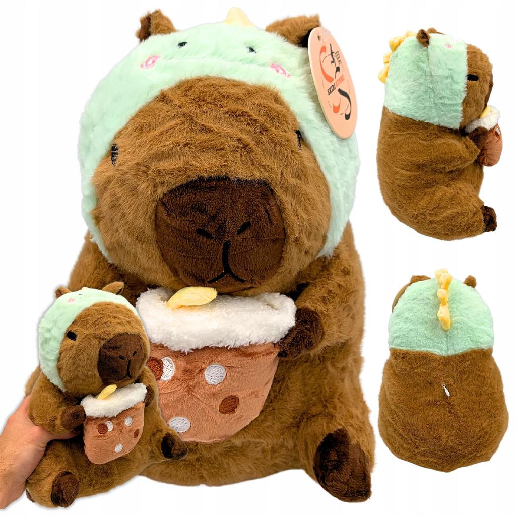 Plüschtier Capybara Dinosaurier Schüttel-Plüschtier 30 cm