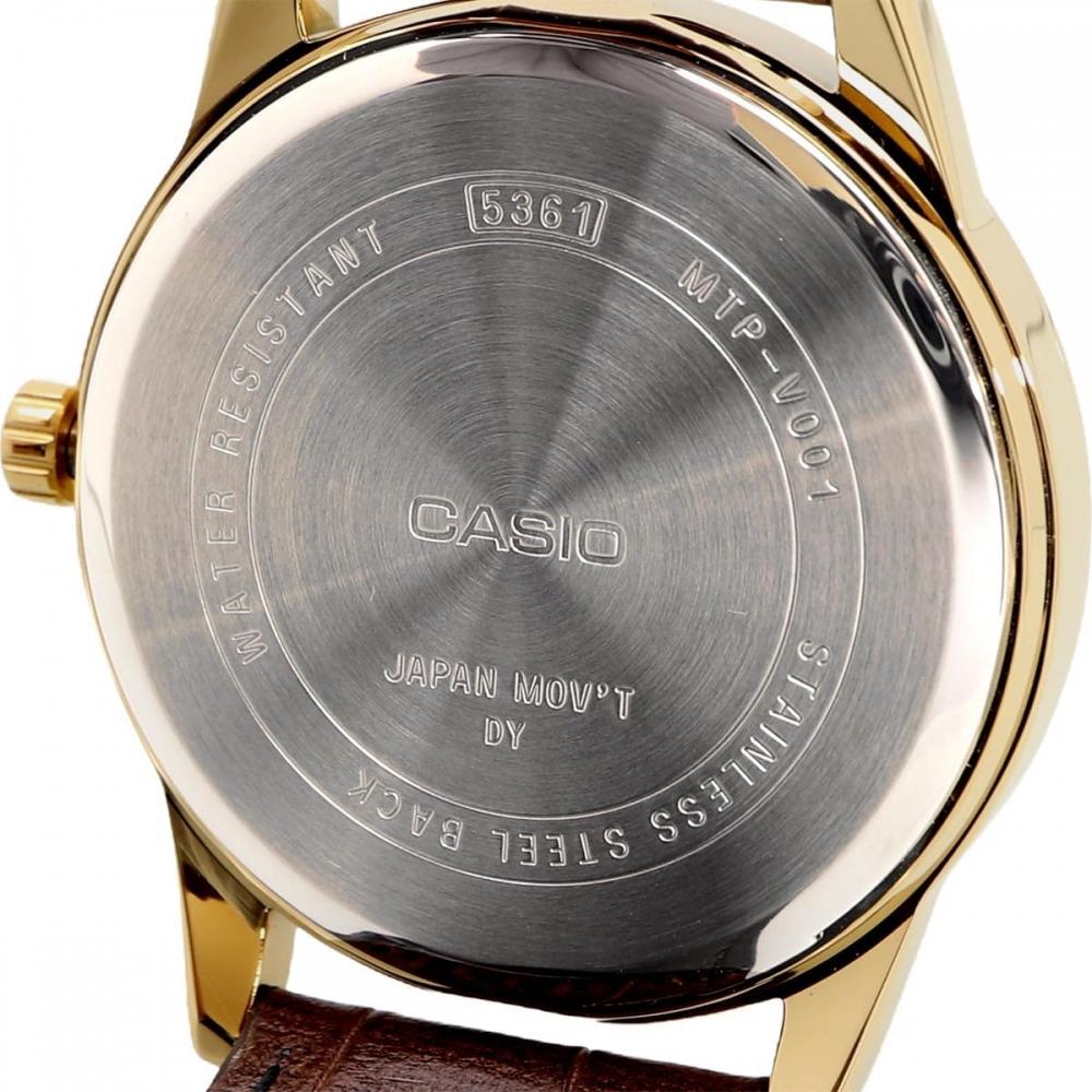 CaSio Analog Quartz Men S Watch Mtp V001gl 9b Gold Cream Yellow