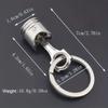 1 piece creative engine piston keychain car keychain pendant simple motorcycle piston pendant creative personality