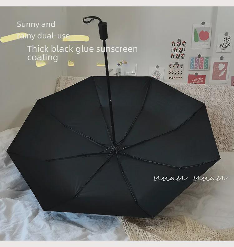 Parapluie rétro automatique haut de gamme pour le soleil et la pluie – Protection UV de haute qualité pour femmes