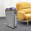 Portable Clothes Organizer Storage Basket Foldable Dirty Laundry Basket with Caster Wheels  High Capacity Laundry Bags Hamper