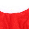 Roter Hund Weihnachtsmann Kleid Netz Samt Haustier Outfit Waschbar Roter Netzrock Weihnachtsfeier