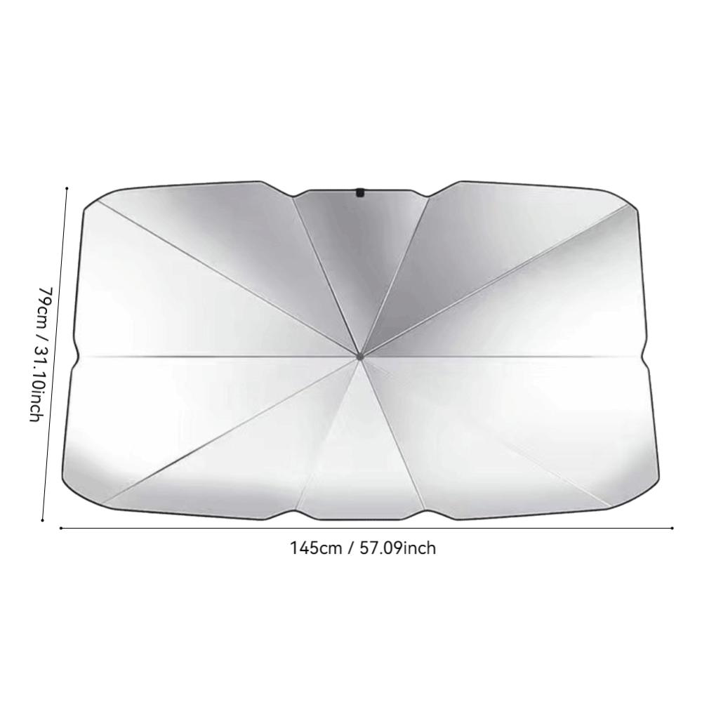 

Защита от УФ-лучей Зонт-шторка на лобовое стекло Защита от солнца Поддержание прохлады Солнцезащитная шторка на лобовое стекло автомобиля для легковых автомобилей, внедорожников, грузовиков Large