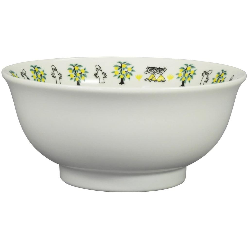 Yamaka Shoten MOOMIN Dinnerware Rice Ramen Diameter Microwave Moomin Nordic Day Wedding Made In Set, Bowl, Bowl, Bowl, Approx. 18.5cm (Includes