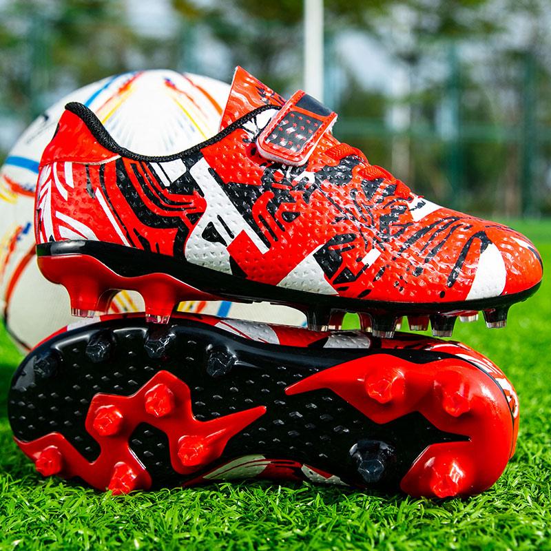 New Kid Soccer Shoes Boys TF AG Sneakers Football Boots Ultralight Professional Non-Slip Comfortable Match Sports Shoes Unisex