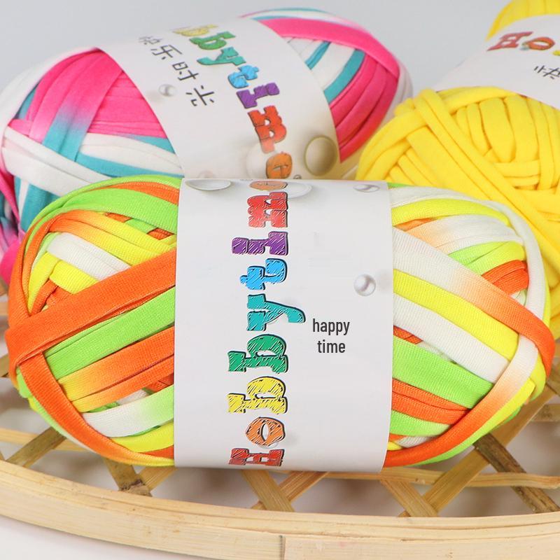 DIY Knitting & Crochet Kit: Thick Yarn for Handmade Bags, Sandals, Cushions, Carpets, Dolls