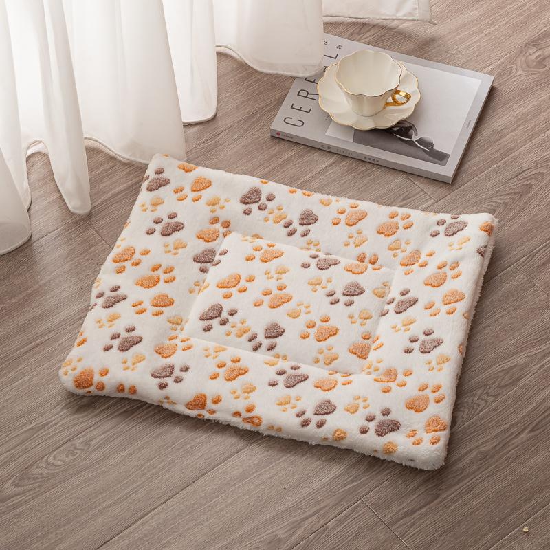 

Double-sided Pet Mat Mats Short Plush Pet Sleeping Bed for Cats Small Dogs Cute Pet Pad Blanket dog bed pet bed dog mattress 32X25cm білий